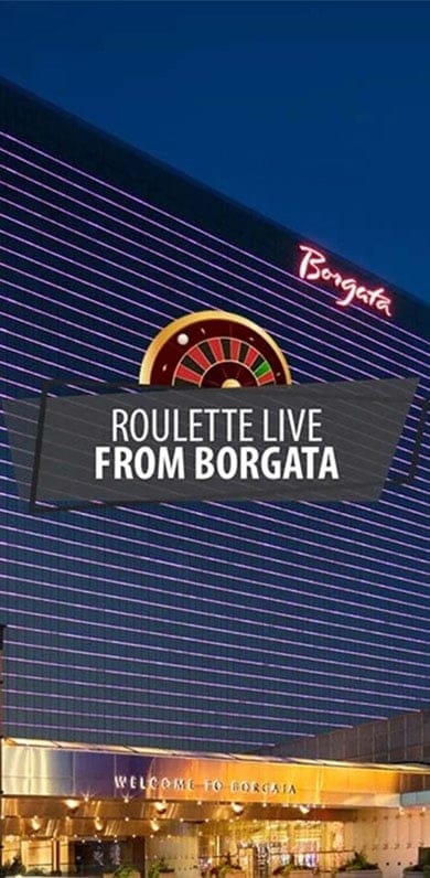 Roulette live from Borgata in LiveDealer