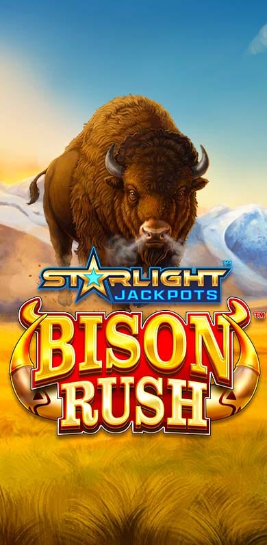 Starlight Jackpots Bison Rush in Featured