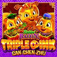 Rakin' Bacon Triple Oink San Shen Zhu in new_slots