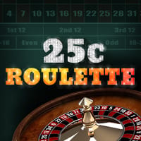 25c Roulette in Table Games