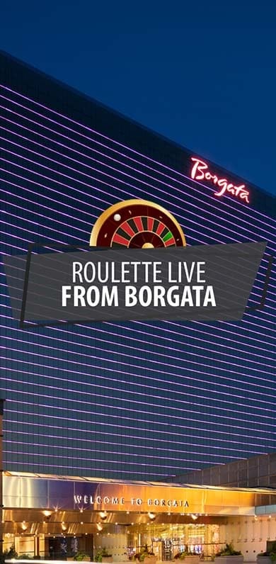 Roulette live from Borgata in LiveDealer