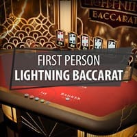 First Person Lightning Baccarat in All Table Games