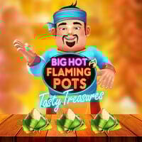 Big Hot Flaming Pots Tasty Treasures in All Jackpot Slots